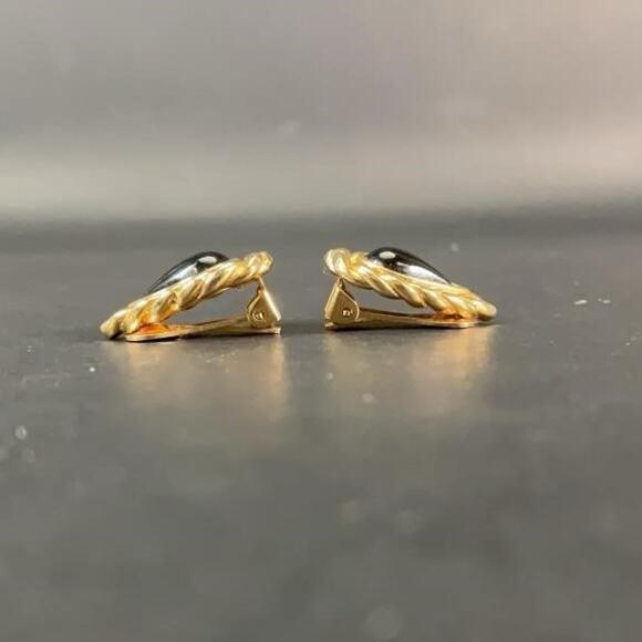 Christian Dior Vintage Clip On Earrings - Picture 3 of 7